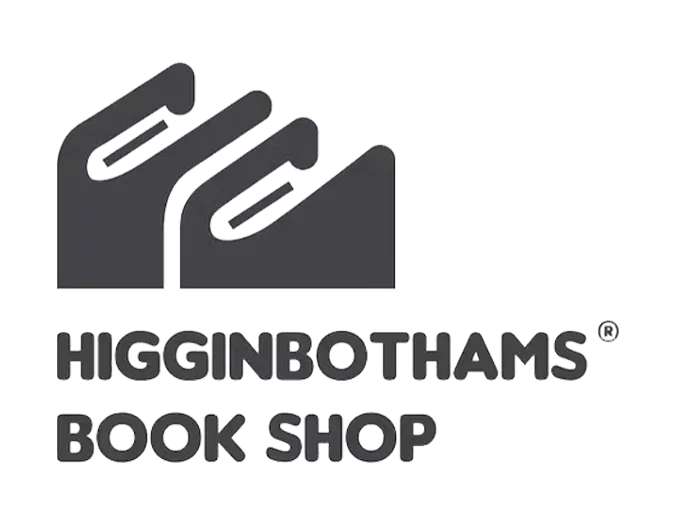 logo de livres avec le texte "higginbothams"